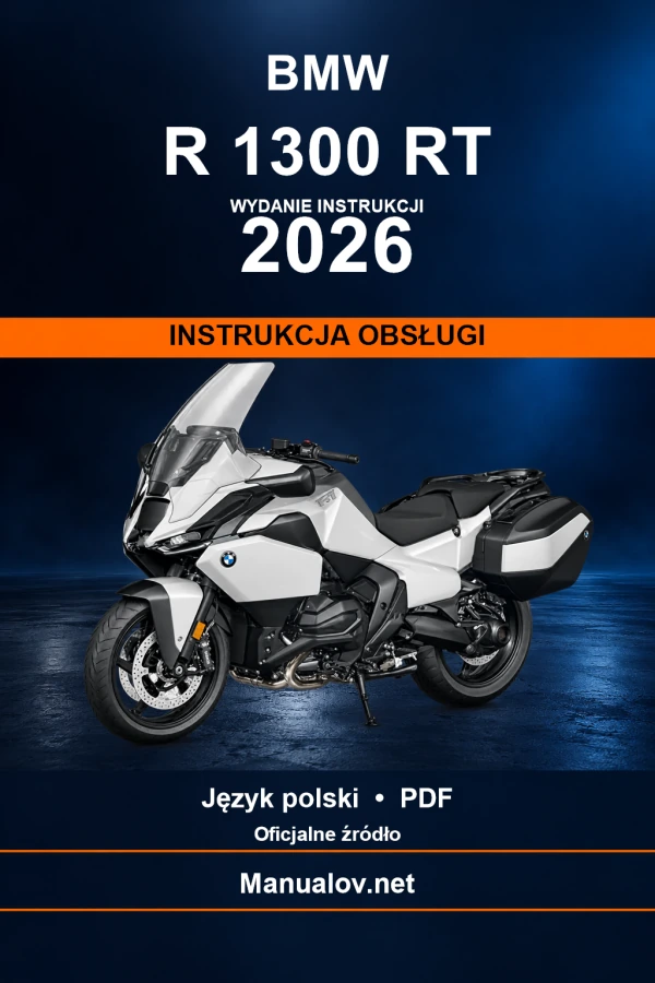 BMW R 1300 RT — видання 2026 — інструкція з експлуатації
