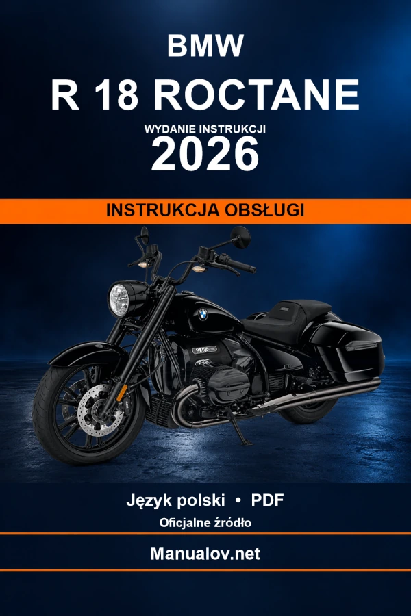 BMW R 18 Roctane — видання 2026 — інструкція з експлуатації