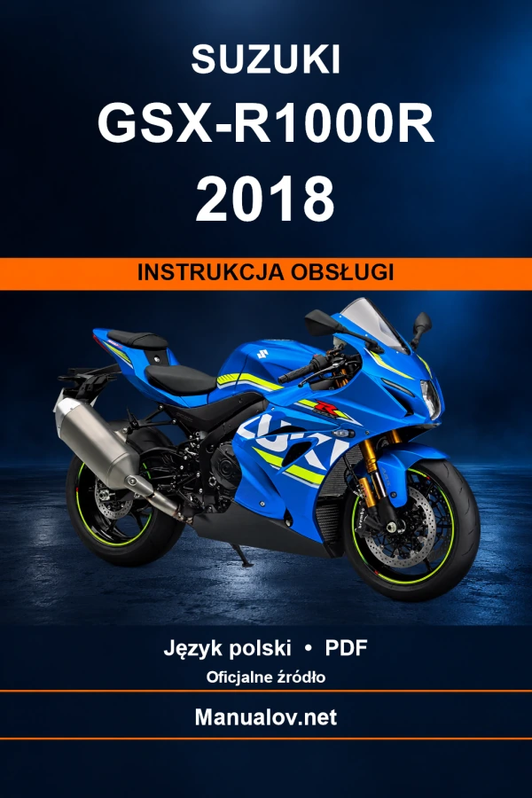 Suzuki GSX-R1000R 2018 — інструкція з експлуатації