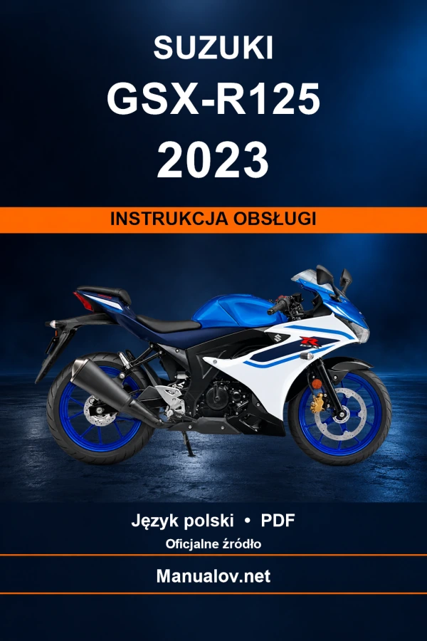 Suzuki GSX-R125 2023 — інструкція з експлуатації