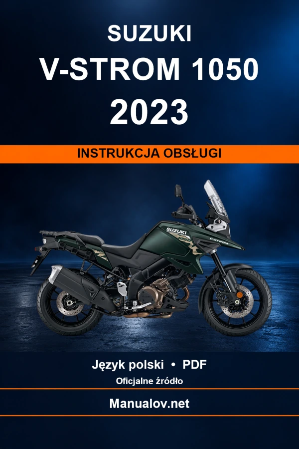 Suzuki V-Strom 1050 2023 — інструкція з експлуатації