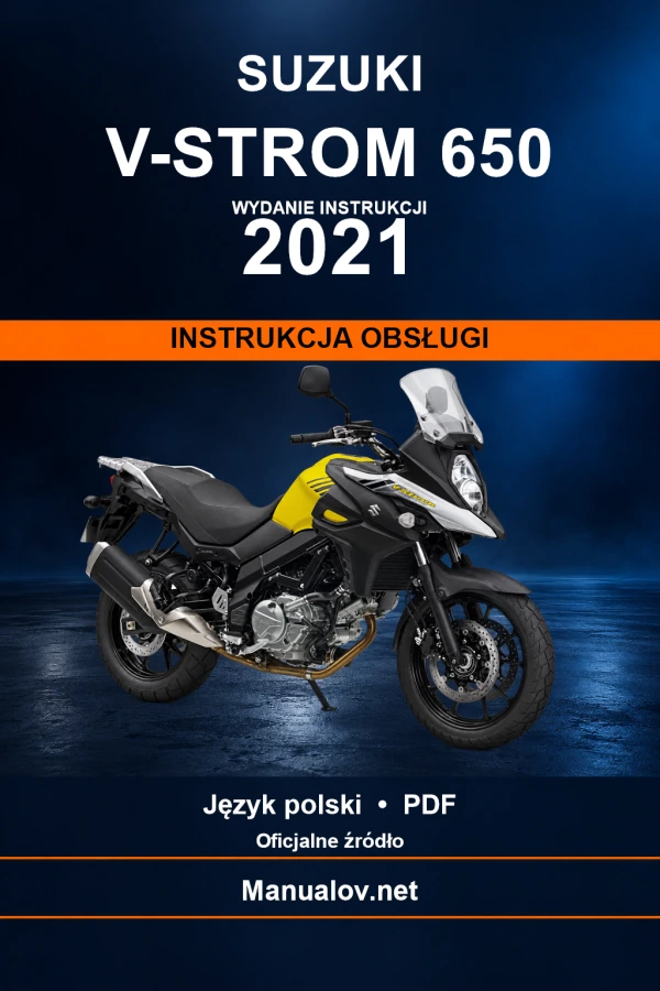 Suzuki V-Strom 650 — видання 2021 — інструкція з експлуатації