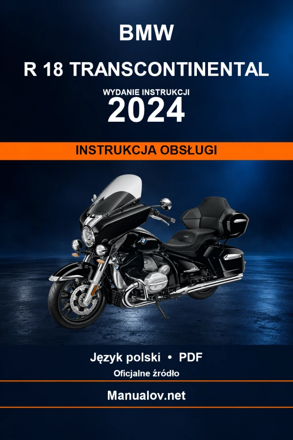 BMW R 18 Transcontinental — видання 2024 — інструкція з експлуатації