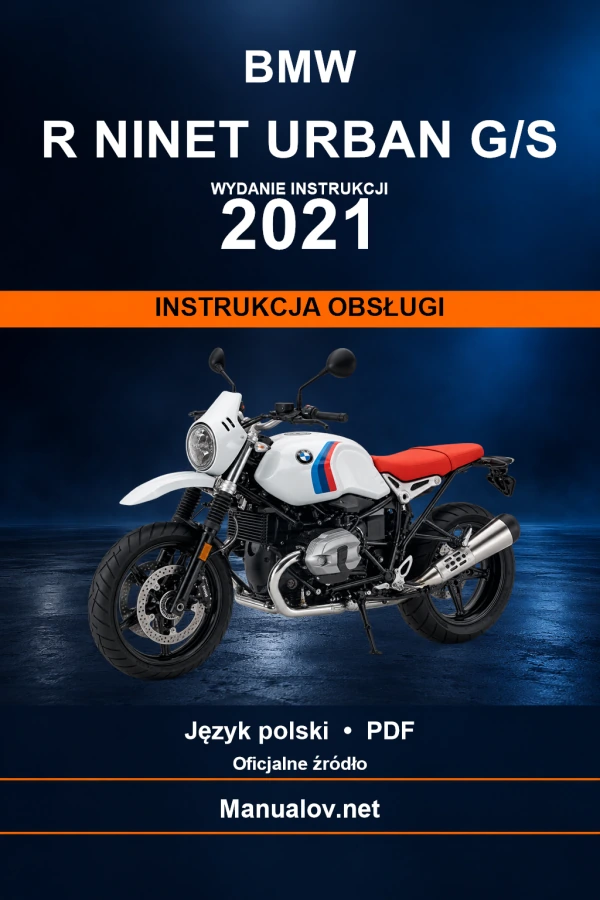 BMW R nineT Urban G/S — видання 2021 — інструкція з експлуатації