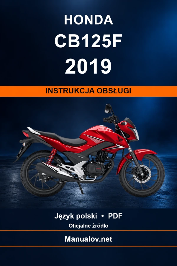 Honda CB125F 2019 — інструкція з експлуатації Honda CB125F 2019 — інструкція з експлуатації