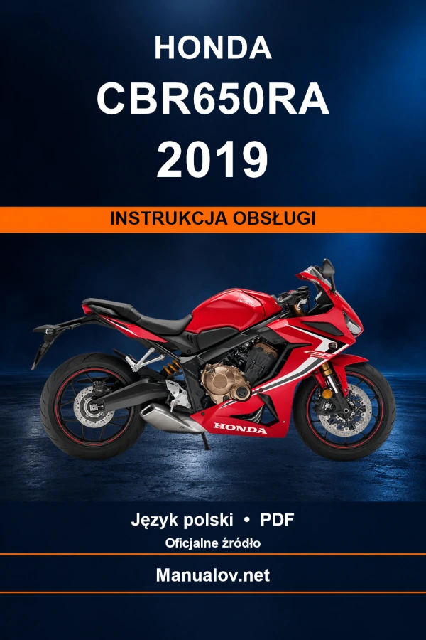 Honda CBR650RA 2019 — інструкція з експлуатації Honda CBR650RA 2019 — інструкція з експлуатації