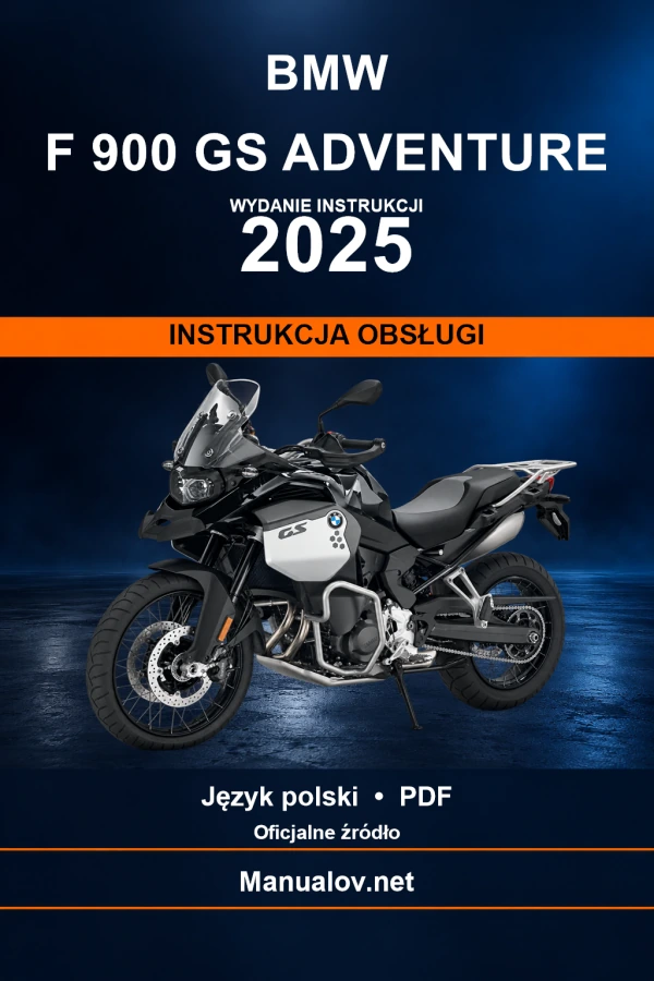 BMW F 900 GS Adventure — видання 2025 — інструкція з експлуатації