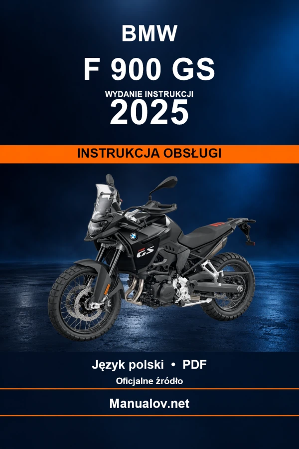 BMW F 900 GS — видання 2025 — інструкція з експлуатації