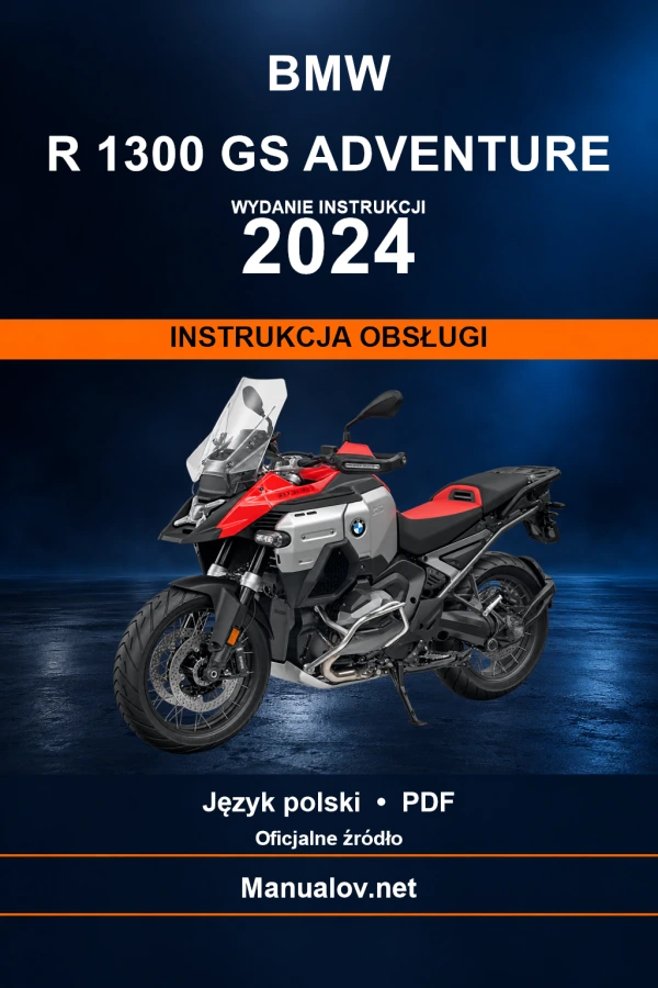 BMW R 1300 GS Adventure — видання 2024 — інструкція з експлуатації
