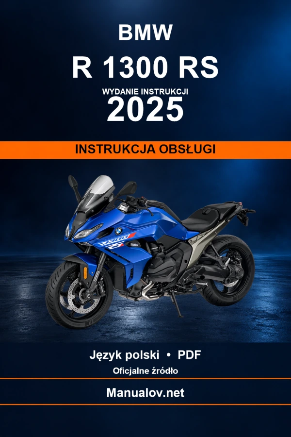 BMW R 1300 RS — видання 2025 — інструкція з експлуатації