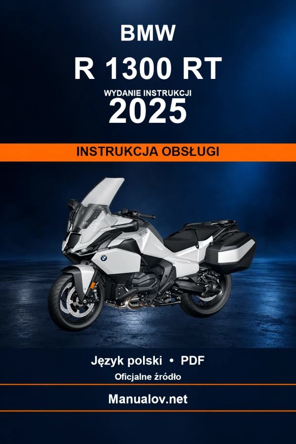 BMW R 1300 RT — видання 2025 — інструкція з експлуатації