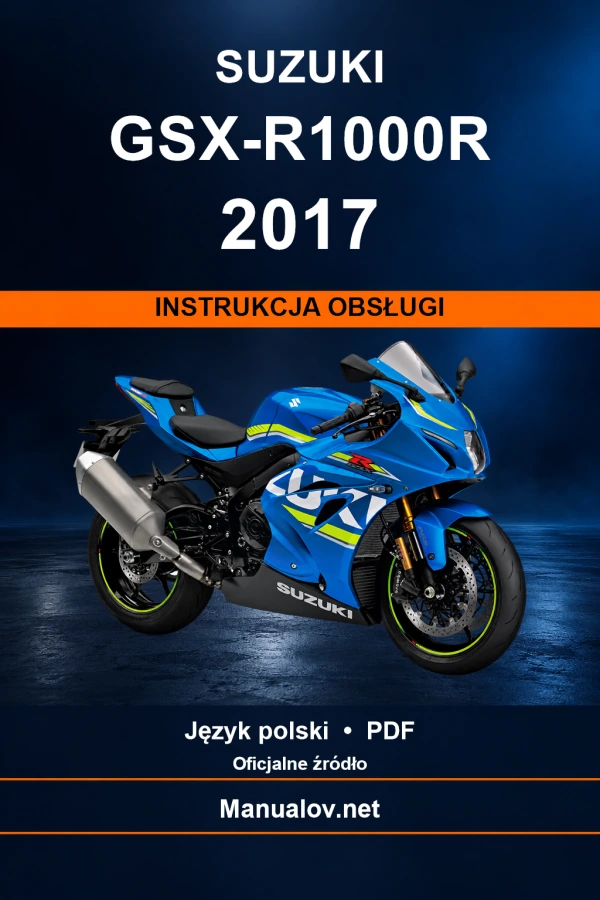 Suzuki GSX-R1000R 2017 — інструкція з експлуатації