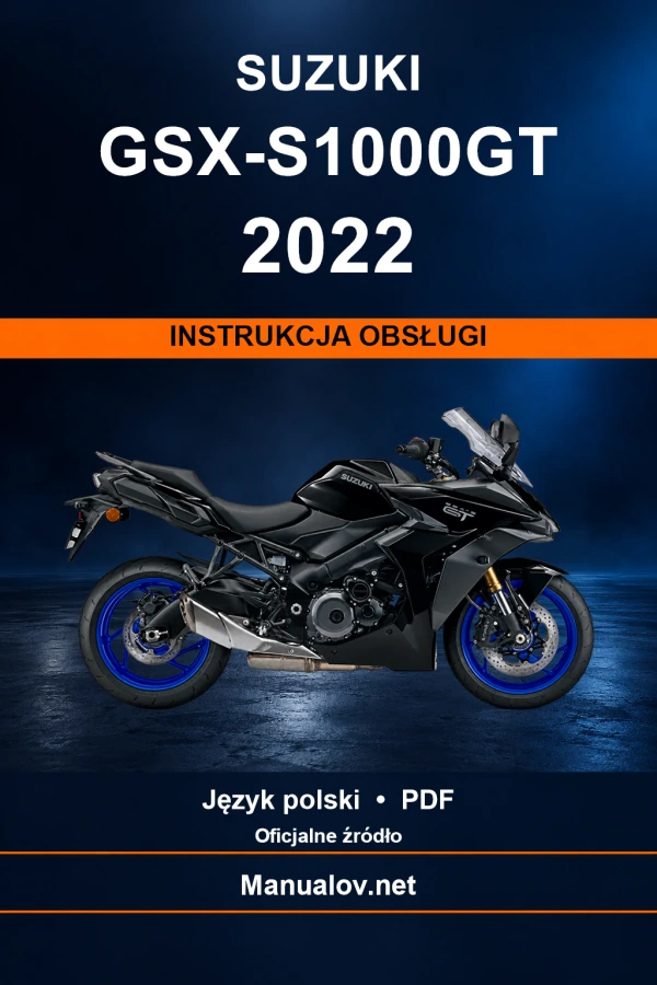 Suzuki GSX-S1000GT 2022 — інструкція з експлуатації