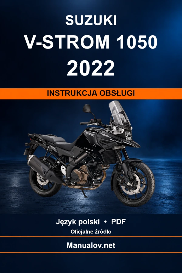 Suzuki V-Strom 1050 2022 — інструкція з експлуатації