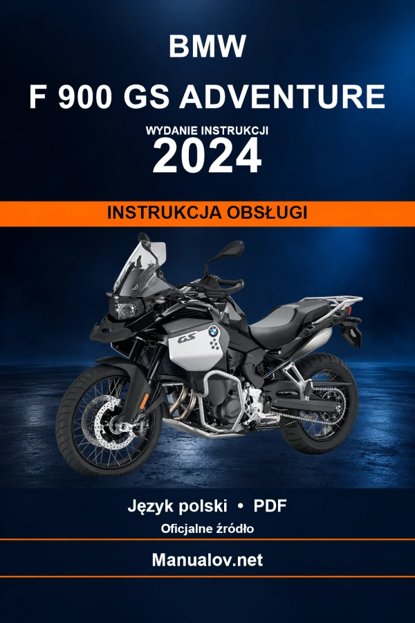 BMW F 900 GS Adventure — видання 2024 — інструкція з експлуатації