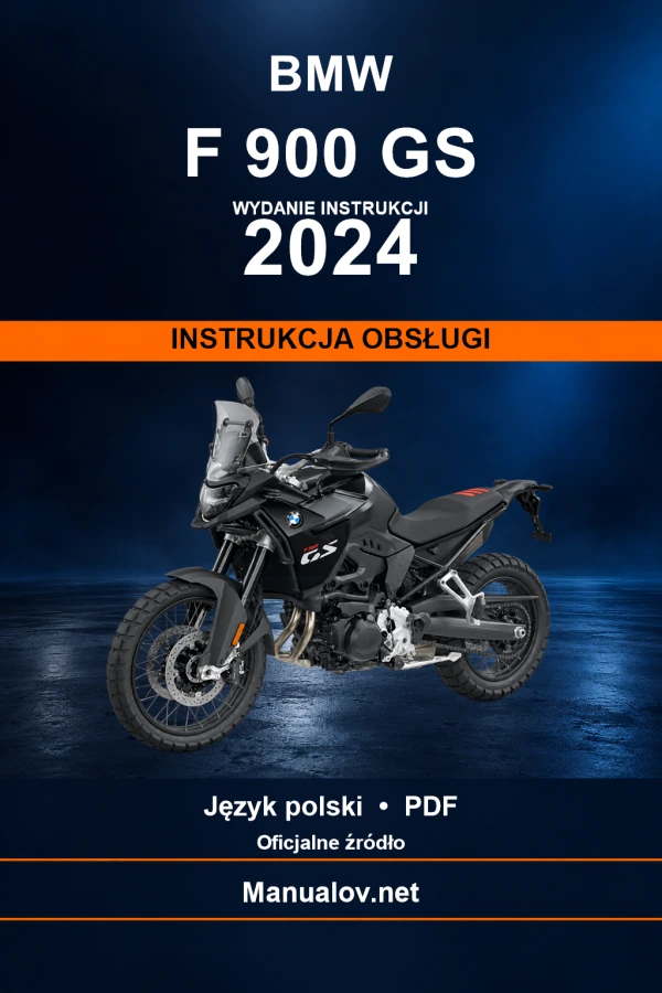 BMW F 900 GS — видання 2024 — інструкція з експлуатації