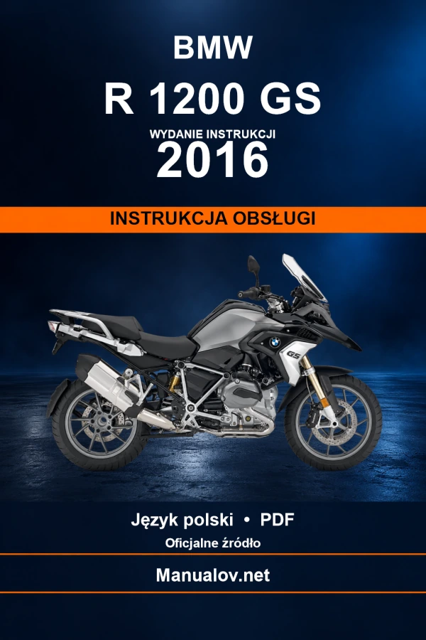 BMW R 1200 GS — видання 2016 — інструкція з експлуатації