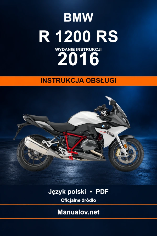 BMW R 1200 RS — видання 2016 — інструкція з експлуатації