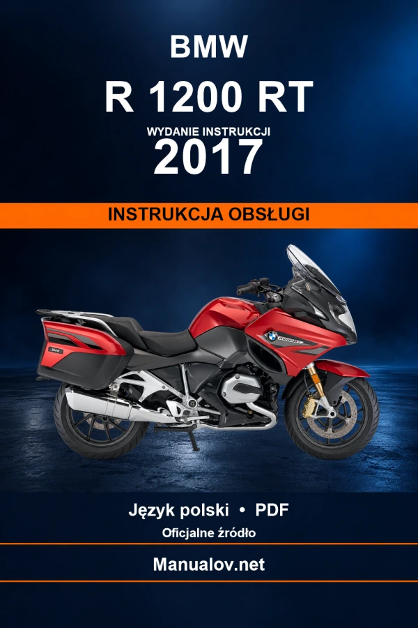 BMW R 1200 RT — видання 2017 — інструкція з експлуатації