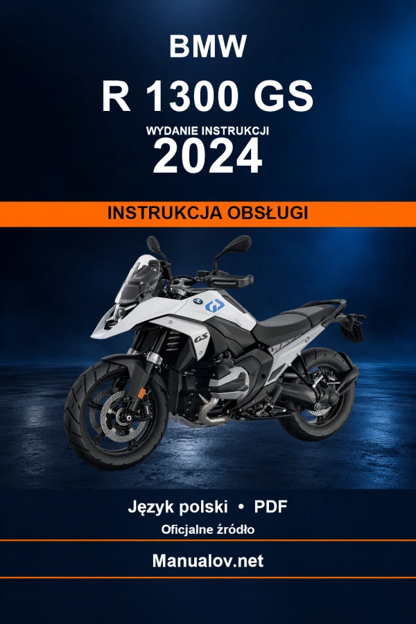 BMW R 1300 GS — видання 2024 — інструкція з експлуатації