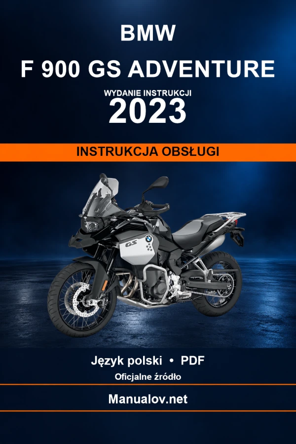 BMW F 900 GS Adventure — видання 2023 — інструкція з експлуатації