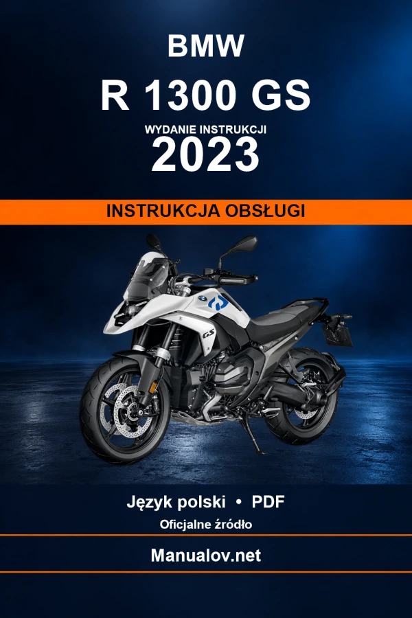 BMW R 1300 GS — видання 2023 — інструкція з експлуатації