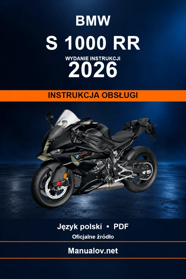 BMW S 1000 RR — видання 2026 — інструкція з експлуатації
