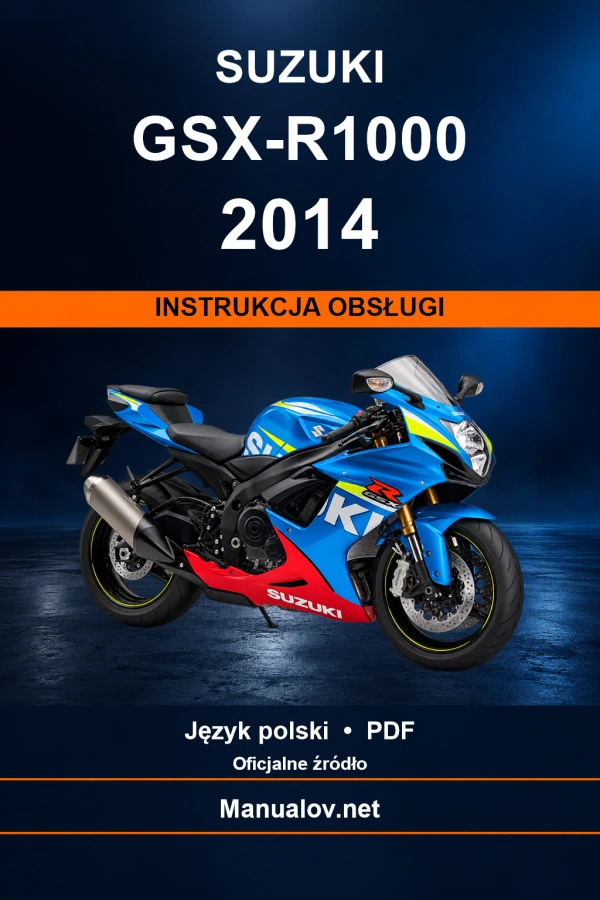 Suzuki GSX-R1000 2014 — інструкція з експлуатації