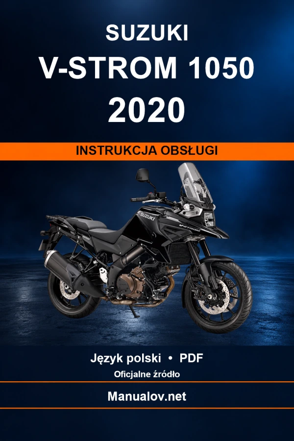 Suzuki V-Strom 1050 2020 — інструкція з експлуатації