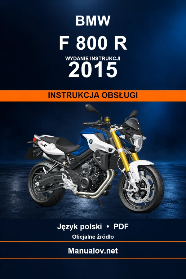 BMW F 800 R — видання 2015 — інструкція з експлуатації