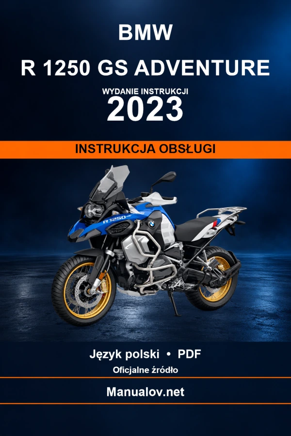 BMW R 1250 GS Adventure — видання 2023 — інструкція з експлуатації