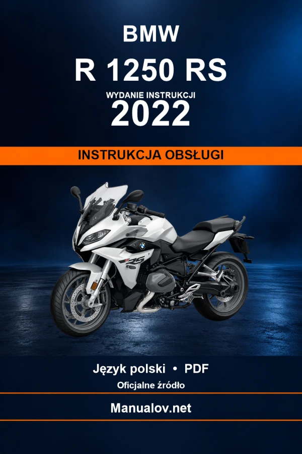 BMW R 1250 RS — видання 2022 — інструкція з експлуатації