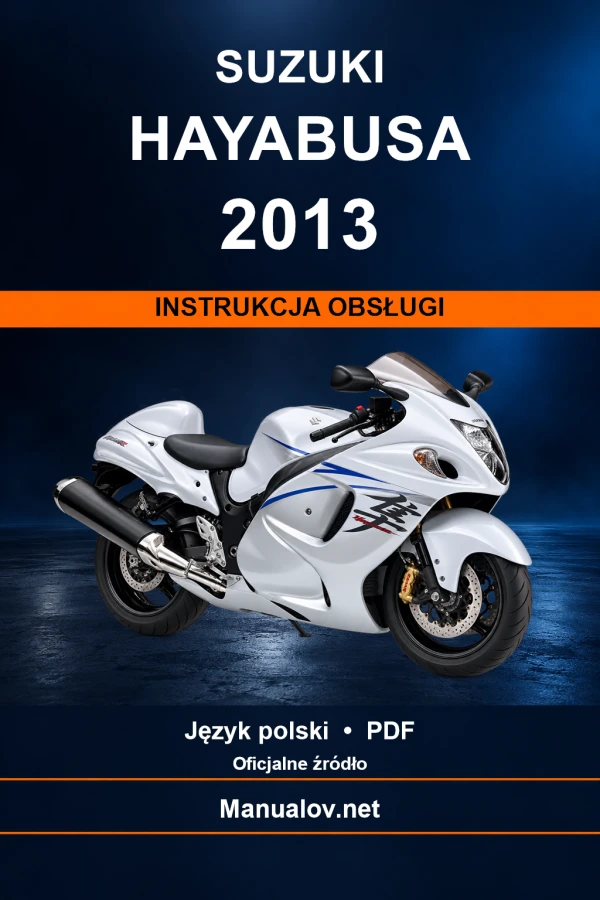 Suzuki Hayabusa 2013 — інструкція з експлуатації
