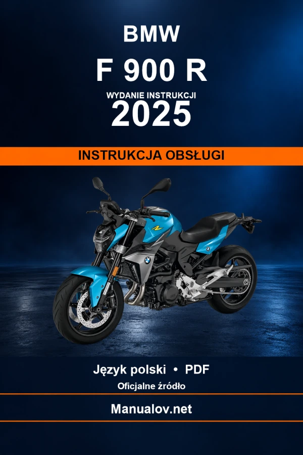 BMW F 900 R — видання 2025 — інструкція з експлуатації