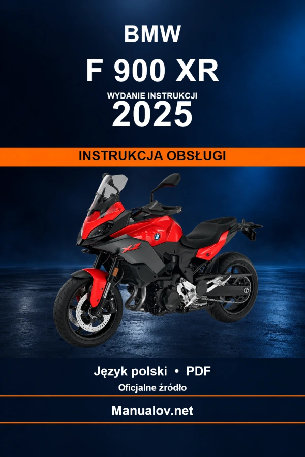 BMW F 900 XR — видання 2025 — інструкція з експлуатації
