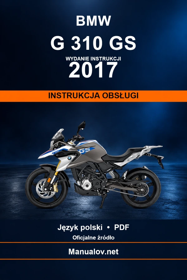 BMW G 310 GS — видання 2017 — інструкція з експлуатації