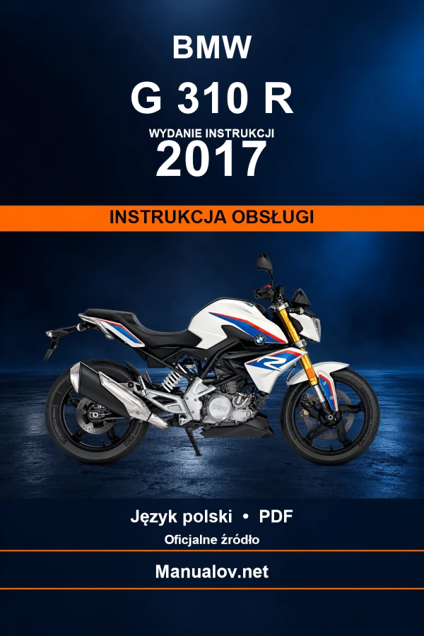 BMW G 310 R — видання 2017 — інструкція з експлуатації