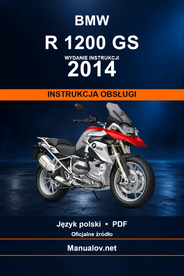 BMW R 1200 GS — видання 2014 — інструкція з експлуатації