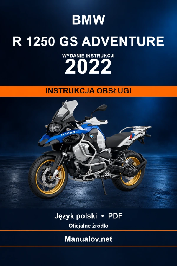 BMW R 1250 GS Adventure — видання 2022 — інструкція з експлуатації