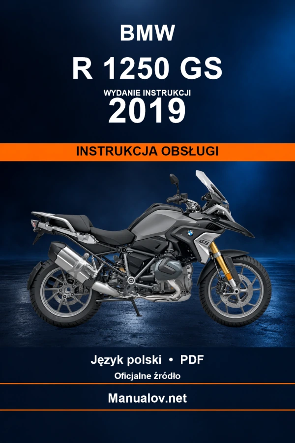 BMW R 1250 GS — видання 2019 — інструкція з експлуатації