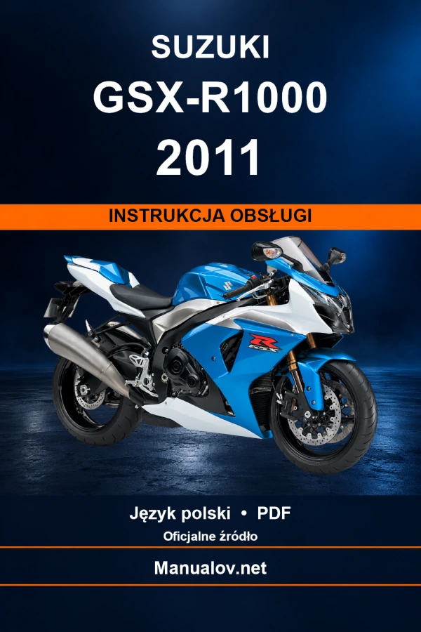 Suzuki GSX-R1000 2011 — інструкція з експлуатації