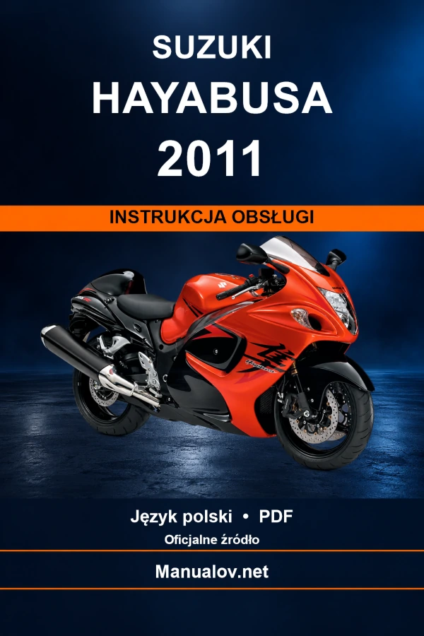 Suzuki Hayabusa 2011 — інструкція з експлуатації