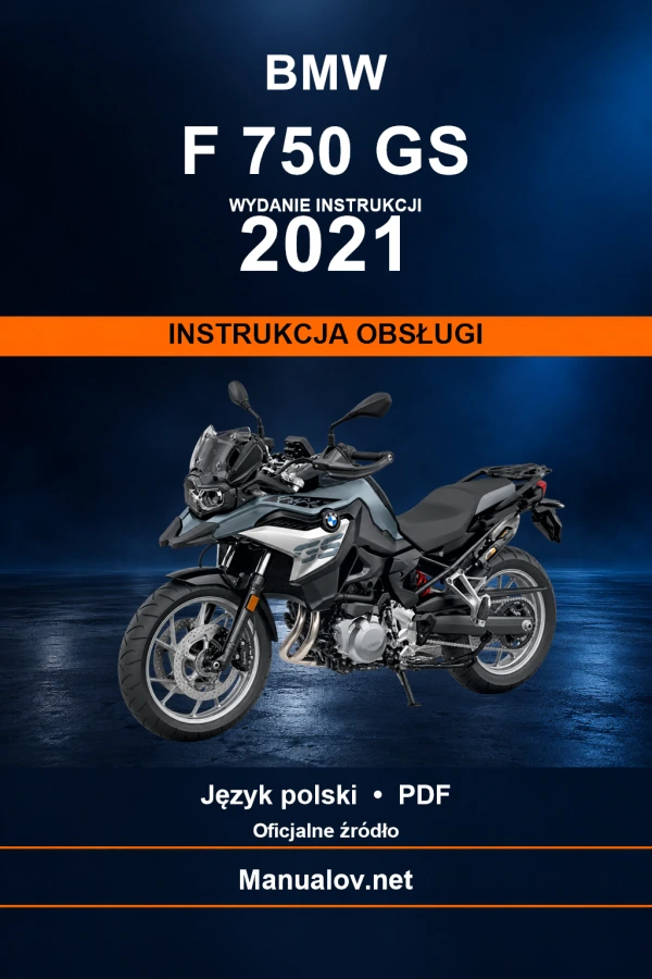 BMW F 750 GS — видання 2021 — інструкція з експлуатації