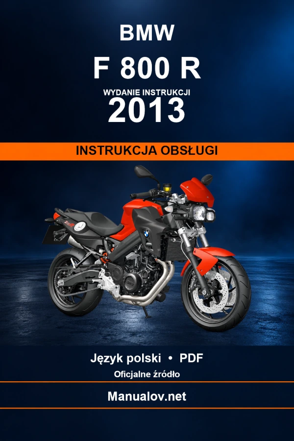 BMW F 800 R — видання 2013 — інструкція з експлуатації