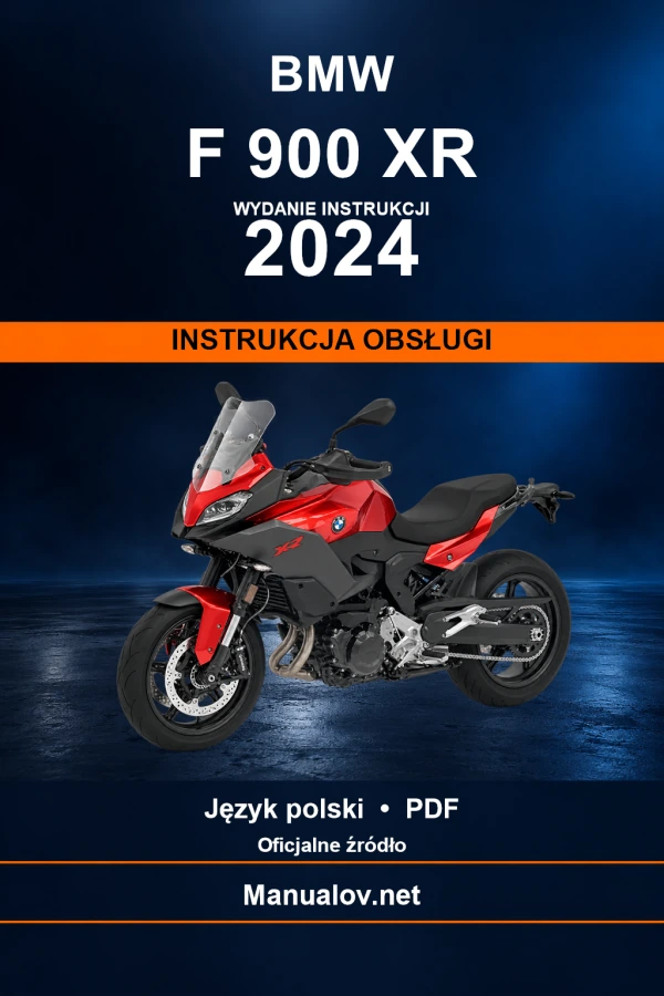 BMW F 900 XR — видання 2024 — інструкція з експлуатації