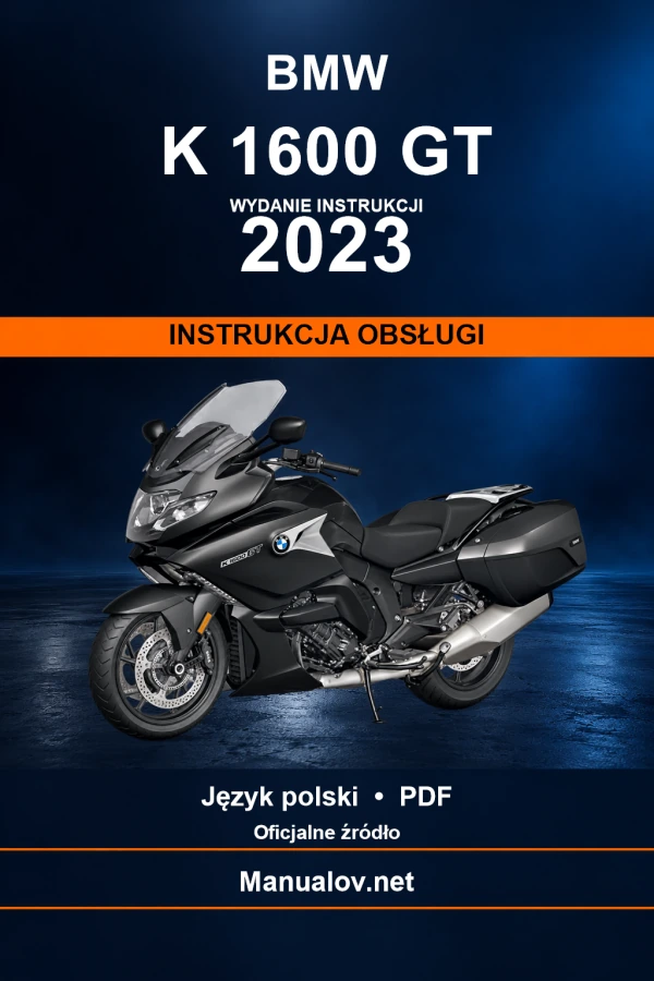 BMW K 1600 GT — видання 2023 — інструкція з експлуатації