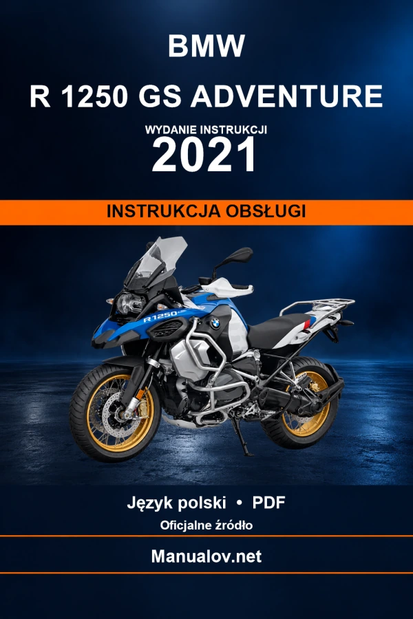 BMW R 1250 GS Adventure — видання 2021 — інструкція з експлуатації