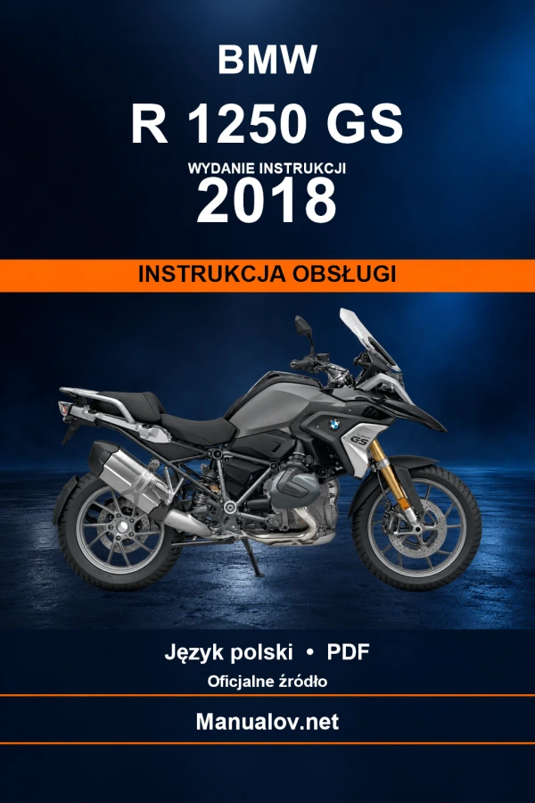 BMW R 1250 GS — видання 2018 — інструкція з експлуатації