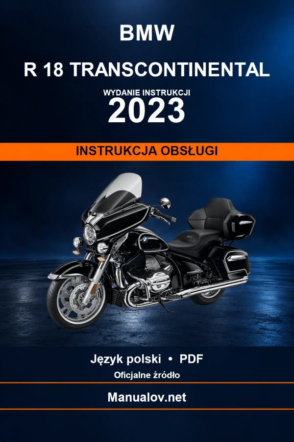BMW R 18 Transcontinental — видання 2023 — інструкція з експлуатації