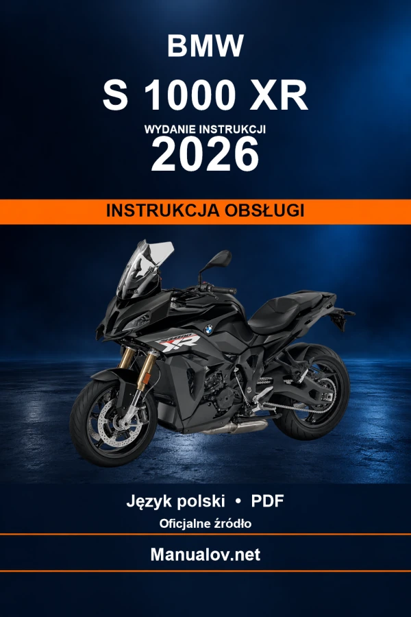 BMW S 1000 XR — видання 2026 — інструкція з експлуатації
